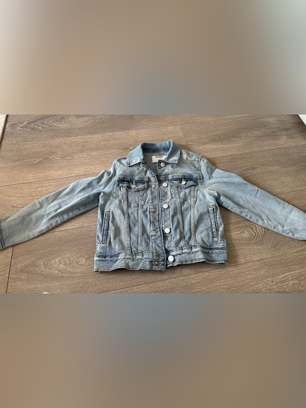 Old Navy Light Wash Blue Kids Denim Jacket